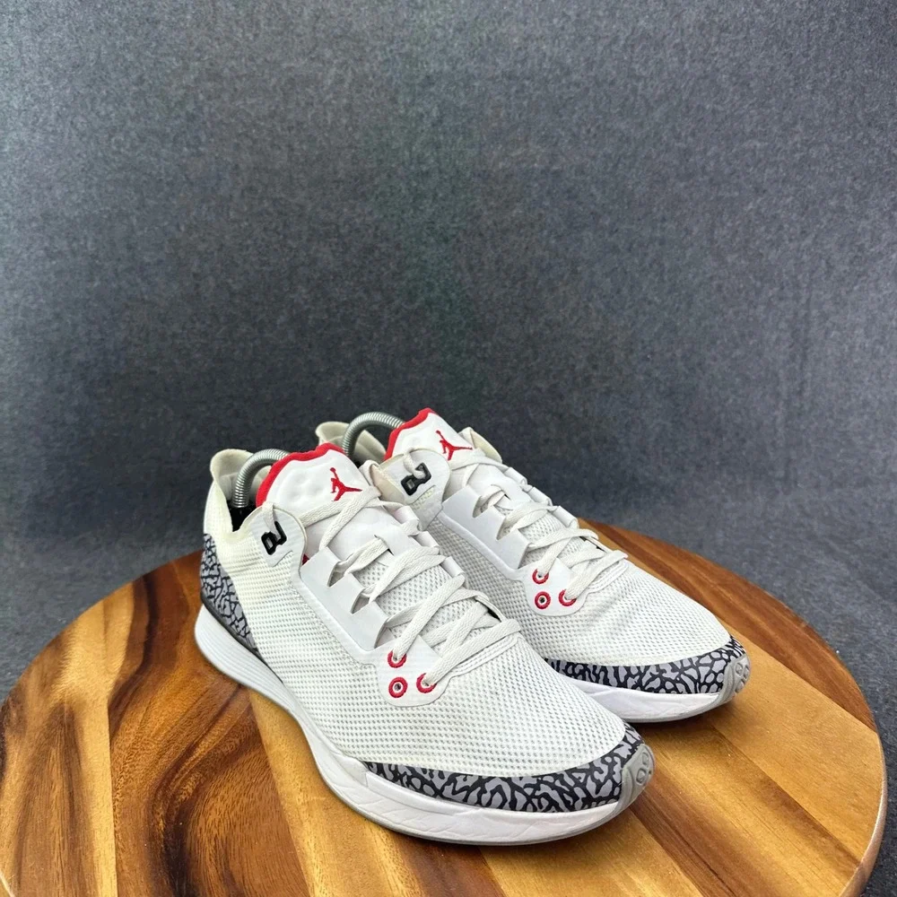 Nike Air Jordan 88 Racer Trainer White Cement Fire Red Shoes AV1200-100 Size 10